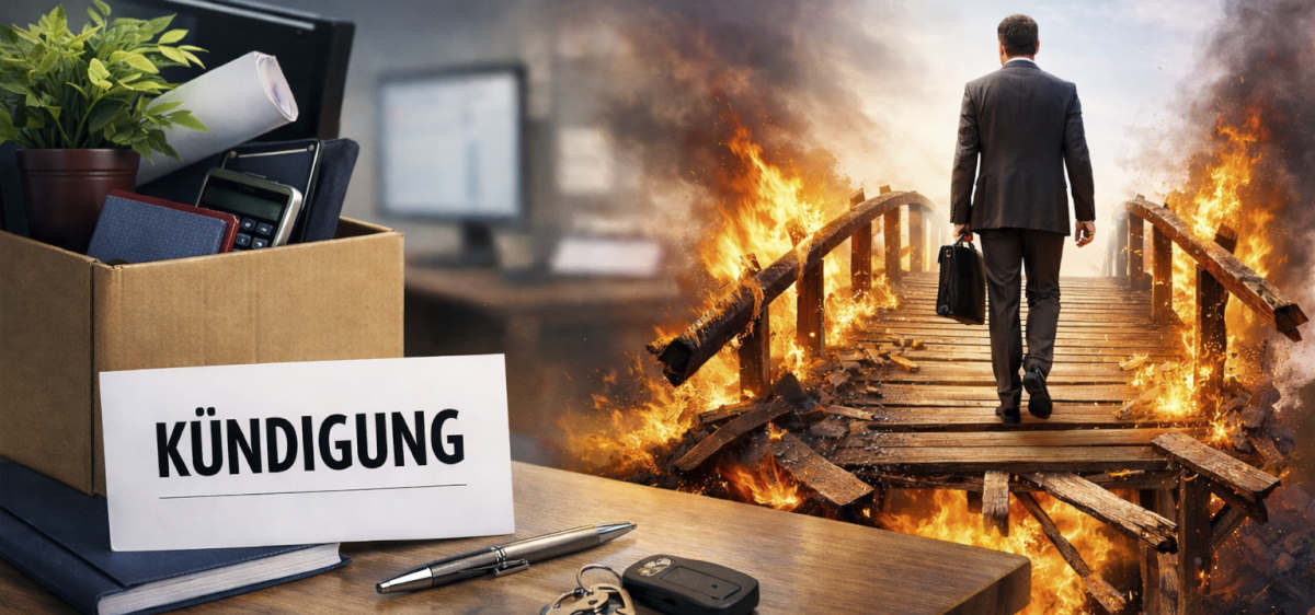 Richtig kündigen ohne zu verbrennen